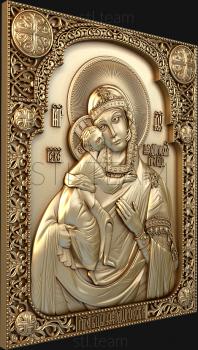 3D model Mother of God Fedorovskaya (STL)