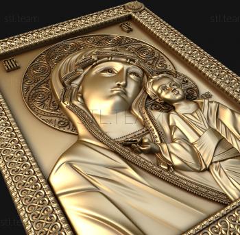 3D model Mother of God Kazan (STL)