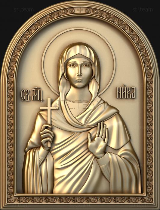 3D model Holy Martyr Nika of Corinth (STL)