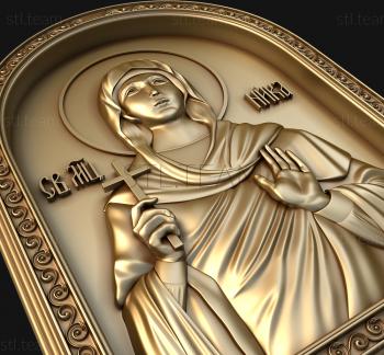 3D model Holy Martyr Nika of Corinth (STL)