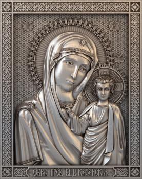 3D model Mother of God Kazan (STL)