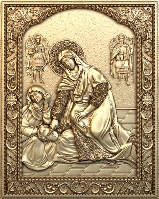 Иконы The miraculous healing of the Virgin of Cassopitra