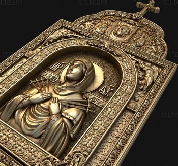 3D model Our Lady of Seven Arrows (STL)