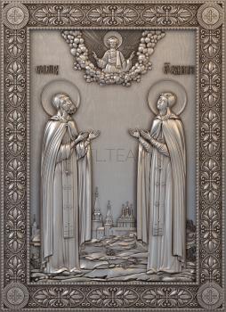 3D model St. Peter and Fevronia of Murom (STL)