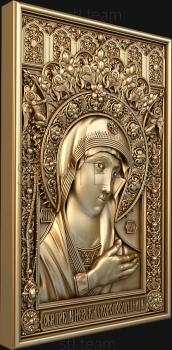 3D model The image of the Blessed Virgin Mary of the Nevskaya Skoroposlushnitsa (STL)