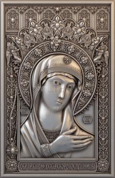 3D model The image of the Blessed Virgin Mary of the Nevskaya Skoroposlushnitsa (STL)