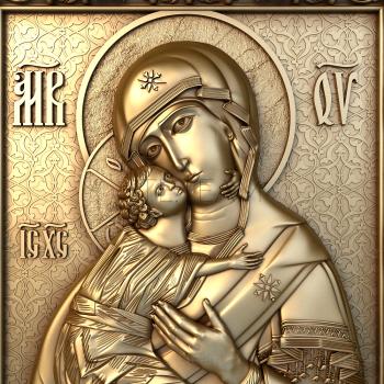 3D model Kazan icon of the Mother of God (STL)