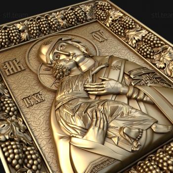 3D model Kazan icon of the Mother of God (STL)