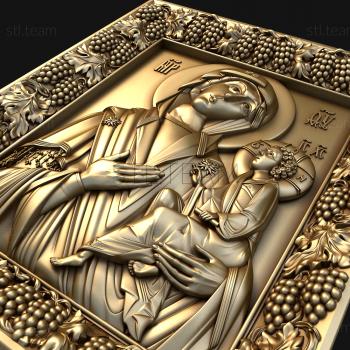 3D model Mother of God Hodegetria (STL)