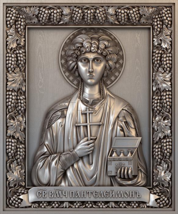 3D модель Святой Великомученик и Целитель Пантелеймон (STL)