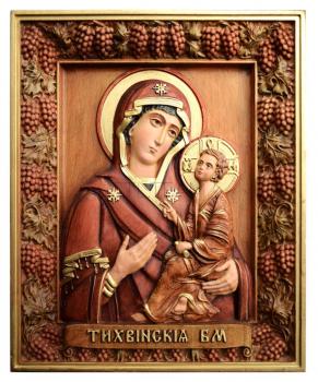 3D model Tikhvin icon of the Mother of God (STL)