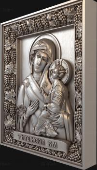 3D model Tikhvin icon of the Mother of God (STL)