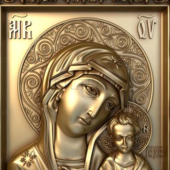 3D model Kazan icon of the Mother of God (STL)