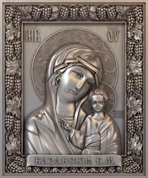 3D model Kazan icon of the Mother of God (STL)