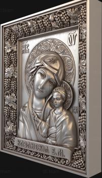 3D model Kazan icon of the Mother of God (STL)