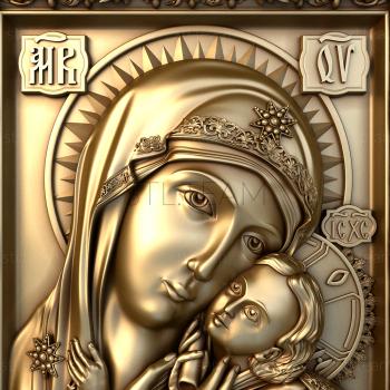 3D model Kasperovskaya icon of the Mother of God (STL)