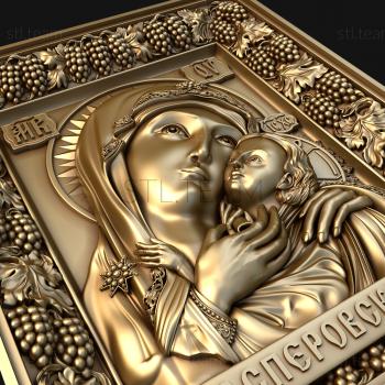 3D model Kasperovskaya icon of the Mother of God (STL)