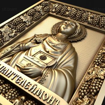 3D model Holy Great Martyr and Healer Panteleimon (STL)