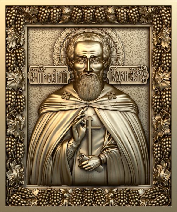 Иконы Преподобный Сергий Радонежский