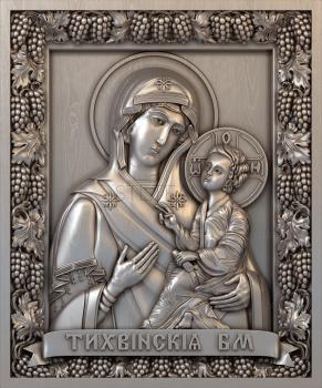 3D model Tikhvin Icon of the Mother of God (STL)