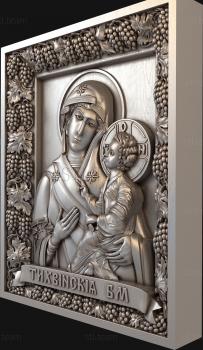 3D model Tikhvin Icon of the Mother of God (STL)