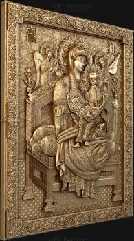 3D model Icon of the Mother of God It is Worthy (Merciful) (STL)
