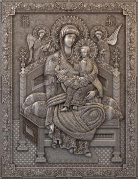 3D model Icon of the Mother of God It is Worthy (Merciful) (STL)