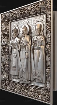 3D model St. Seraphim Chichagov , St. Metropolitan Benjamin , St. Patriarch Tikhon (STL)