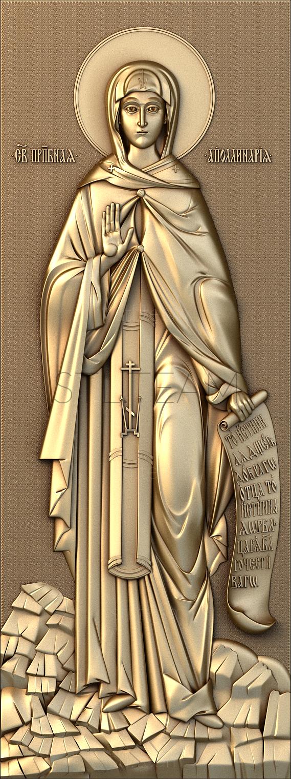 3D model St. Reverend Apollinaria (STL)