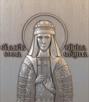 3D model St. Righteous Sophia Princess Slutskaya (STL)
