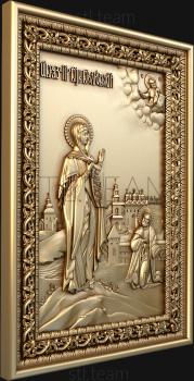 3D model Bogolyubskaya icon of the Mother of God (STL)