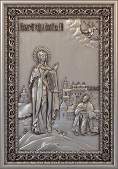 3D model Bogolyubskaya icon of the Mother of God (STL)