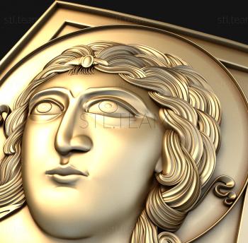 3D model Angel Golden Hair (STL)