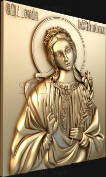 3D model Holy Martyr Miroslava of Constantinople (STL)