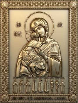 3D модель Оранская Владимирская икона Божией Матери (STL)