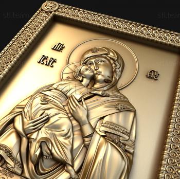 3D model Oran Vladimir Icon of the Mother of God (STL)