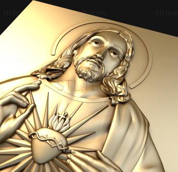 3D model Holy Heart of Jesus Christ (STL)
