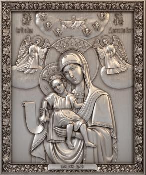 3D model The image of the Most Holy Theotokos It is worthy (STL)