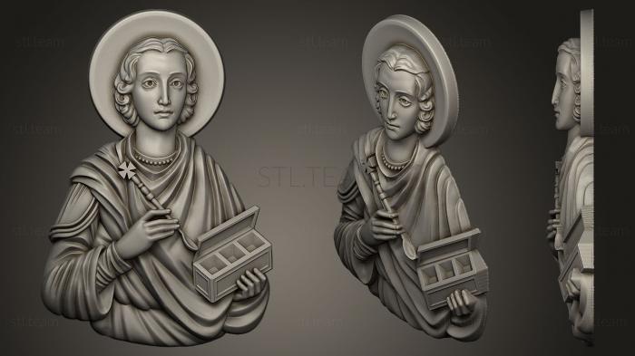 Иконы St Panteleymon basrelief