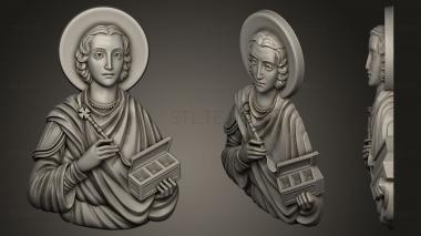 3D model St Panteleymon basrelief (STL)