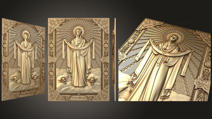 3D model Protection of the Holy Mother of God (STL)