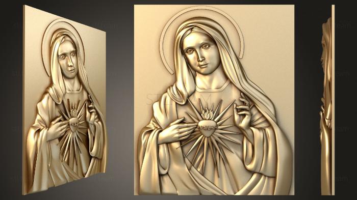 3D модель Пресвятая дева Мария (STL)