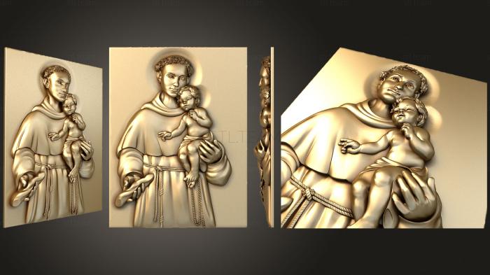 3D model Saint Anthony (STL)