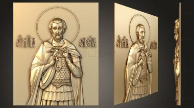 3D model Holy Martyr Savely (STL)