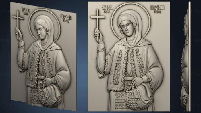3D model Icon of the Most Holy Theotokos, called Troeruchitsa (STL)