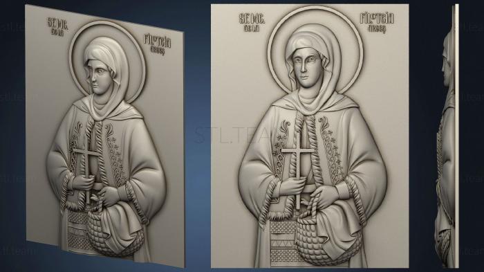 3D model Icon of the Most Holy Theotokos, called Troeruchitsa (STL)