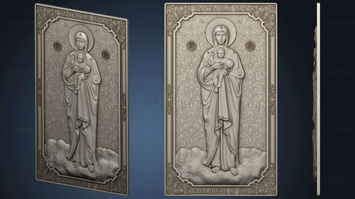 3D модель Валаамская икона Божией Матери (STL)