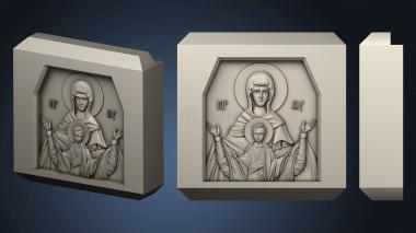 3D model Mother of God (STL)