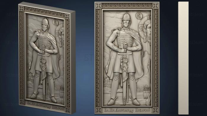 3D model Icon of Alexander Nevsky (STL)