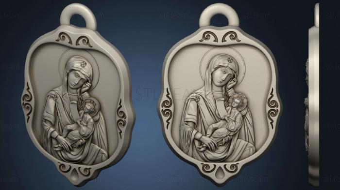 3D model Quench my sorrows pendant (STL)